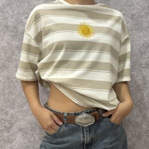 Remera SOL DE MAYO beige