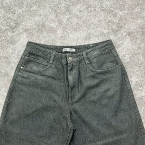 Jean ZARA Wide Leg Gris